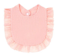 Muslin Ruffle Toddler Bib