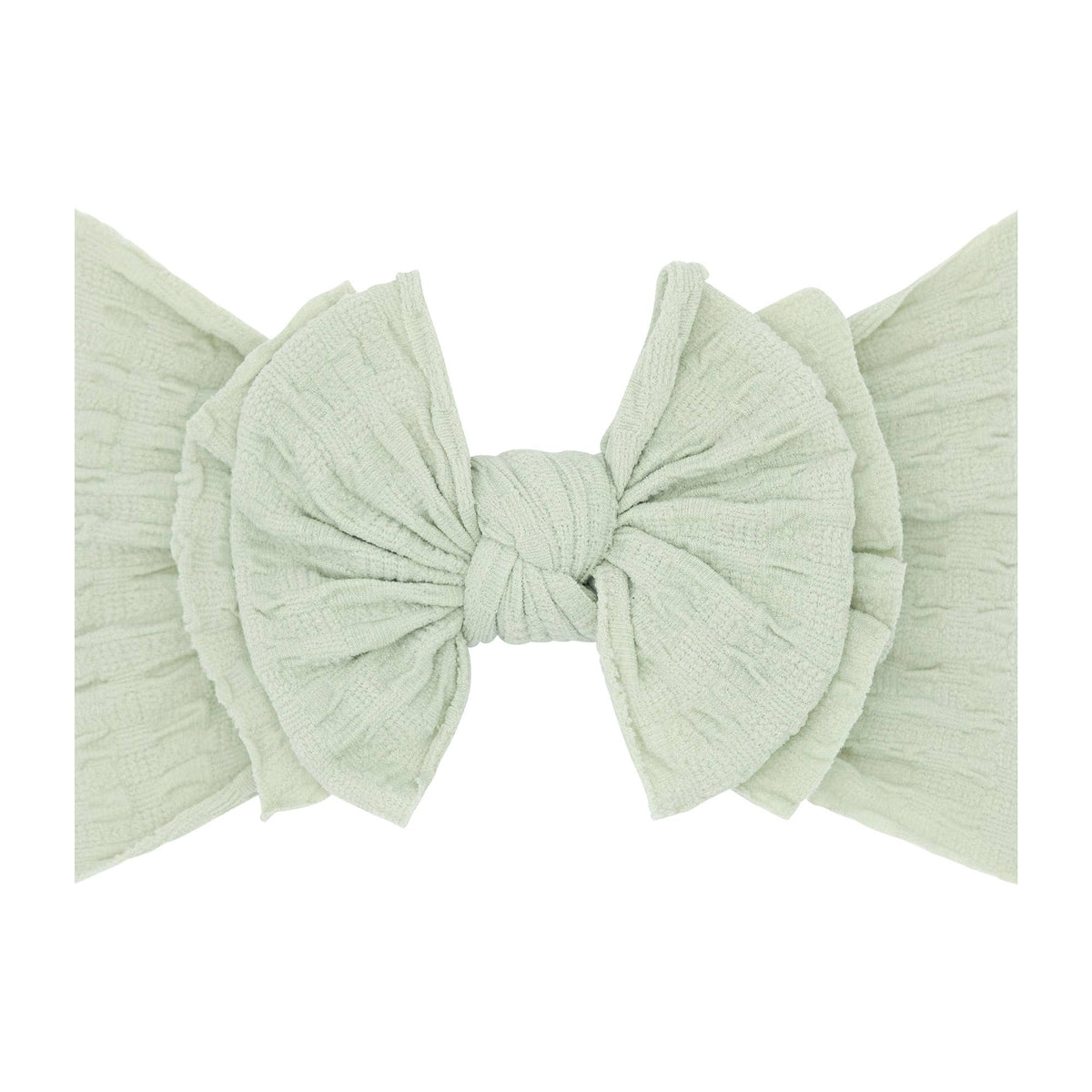 Baby Bling® Waffle FAB® textured soft nylon bow headband