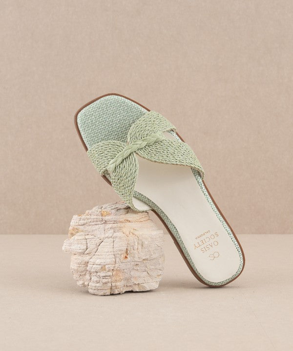 Mint Butterfly Sandals