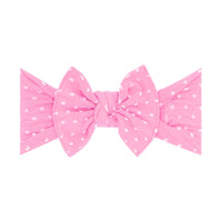 Baby Bling® Shabby Dot Knot soft nylon headband