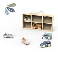 Wooden Cars 6 pk
