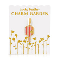 Gold Pickleball Charm
