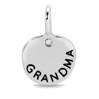 Silver Grandma Charm