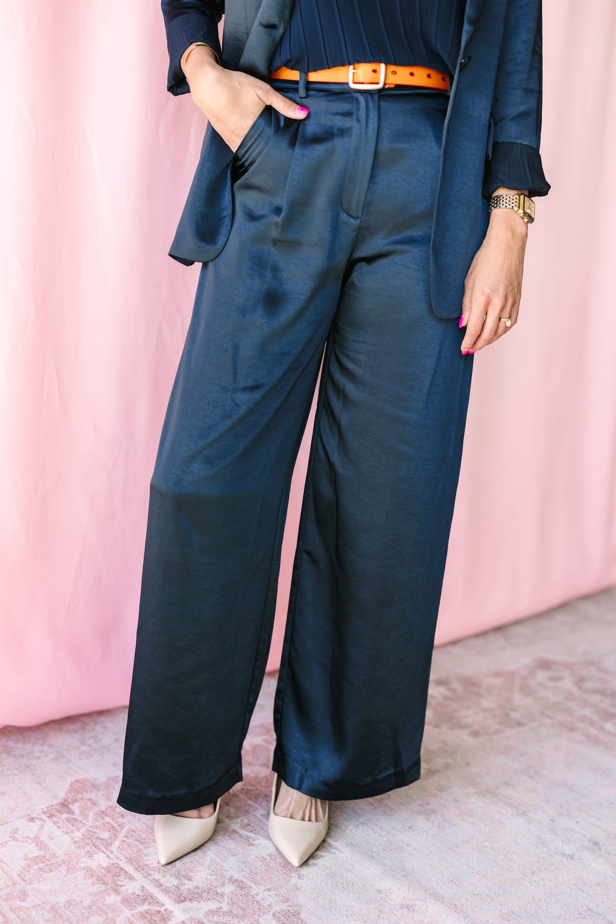 Navy Trousers