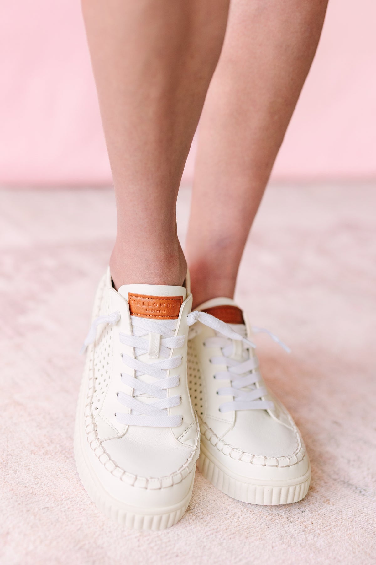 White Mazal Perf Sneaker