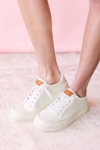 White Mazal Perf Sneaker