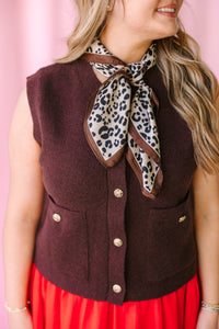 Brown Sweater Vest