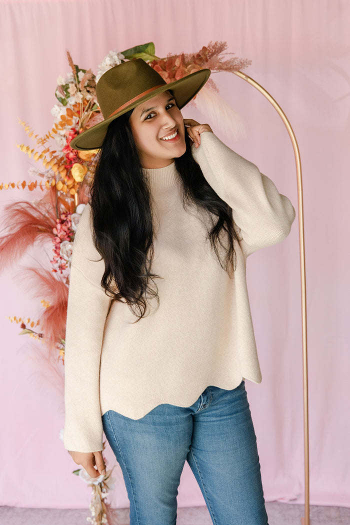 Oatmeal Cozy Sweater