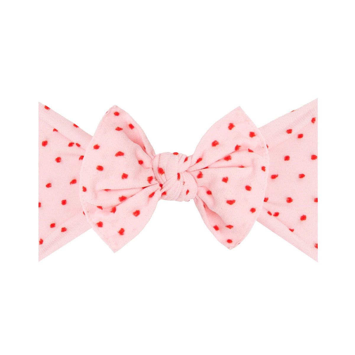 Baby Bling® Shabby Dot Knot soft nylon headband