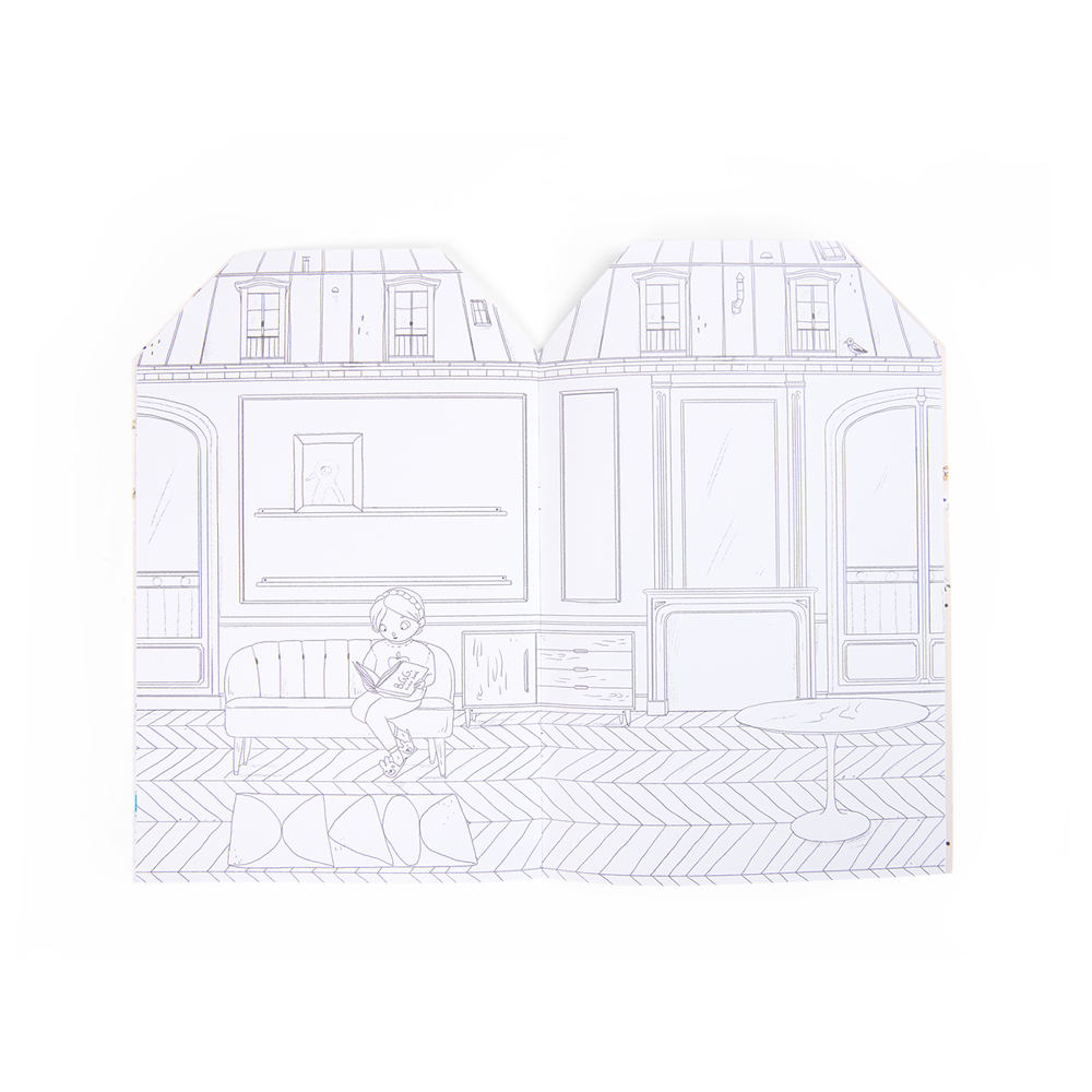 Les Parisiennes Coloring Book