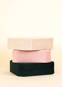 Light Pink Velvet Jewelry Box