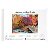 Joy Laforme Autumn on Bow Bridge 1000 Piece Puzzle
