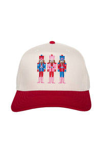 Nutcrackers Vintage Christmas Trucker Hats (Red)