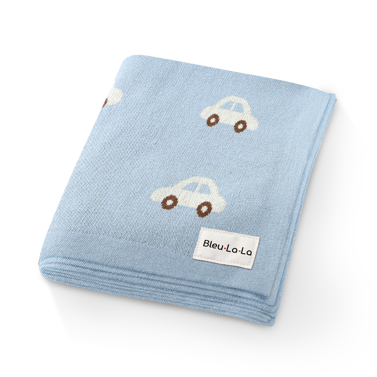Baby Blue Cars Receiving Baby Blanket
