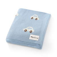 Baby Blue Cars Receiving Baby Blanket