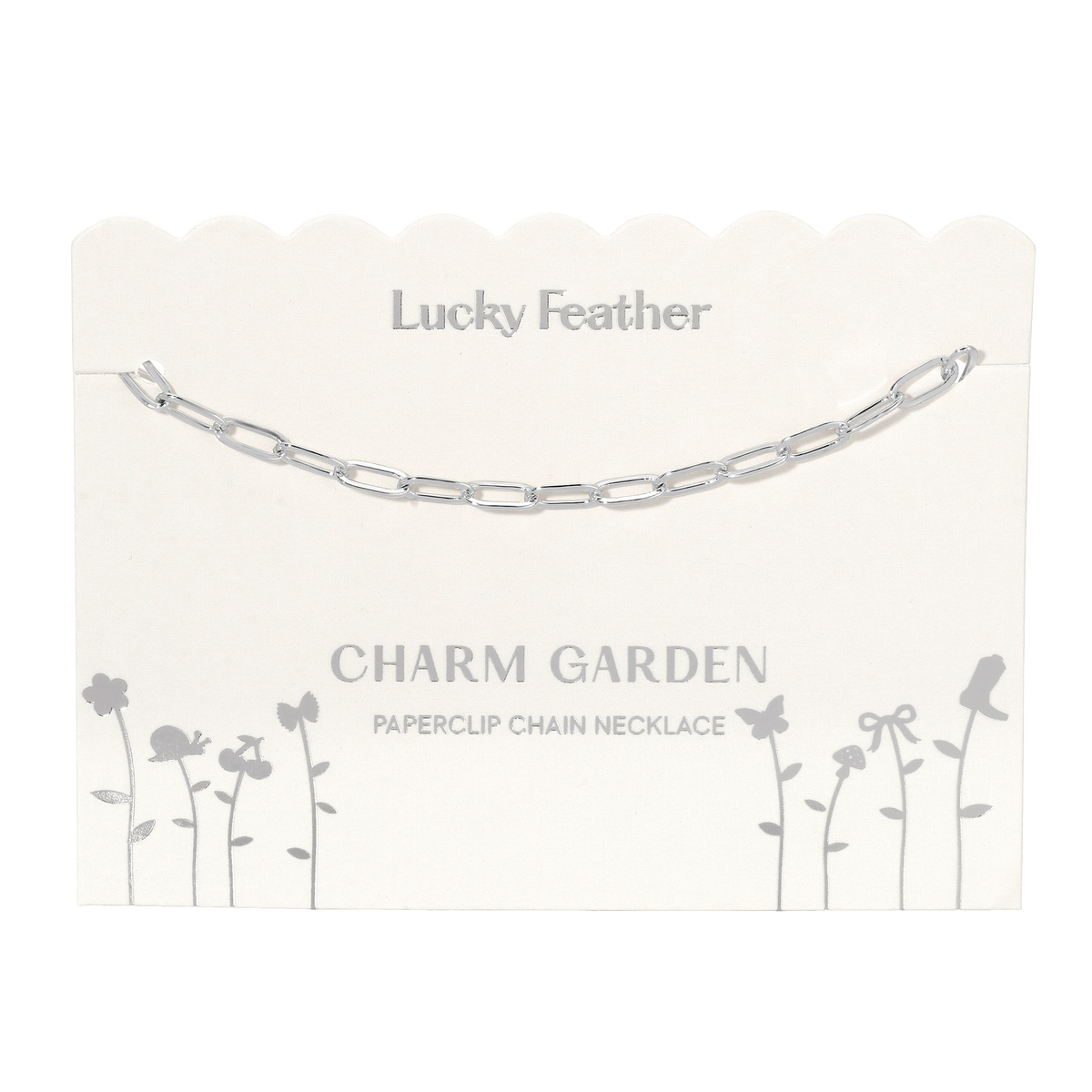 Silver PaperClip Chain (18-20 in)
