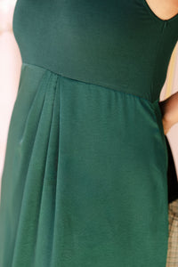 Hunter Green Maxi Dress