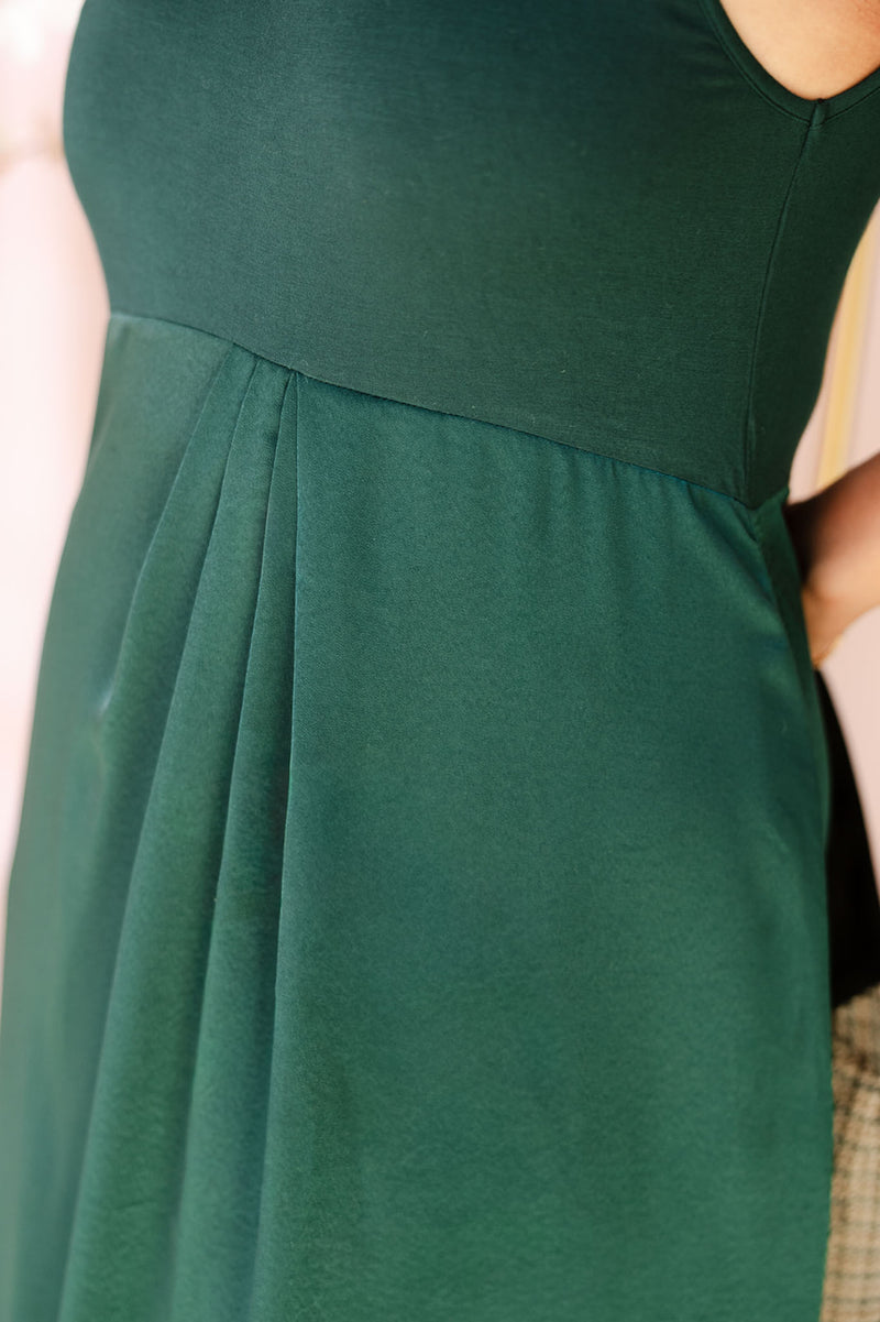 Hunter Green Maxi Dress