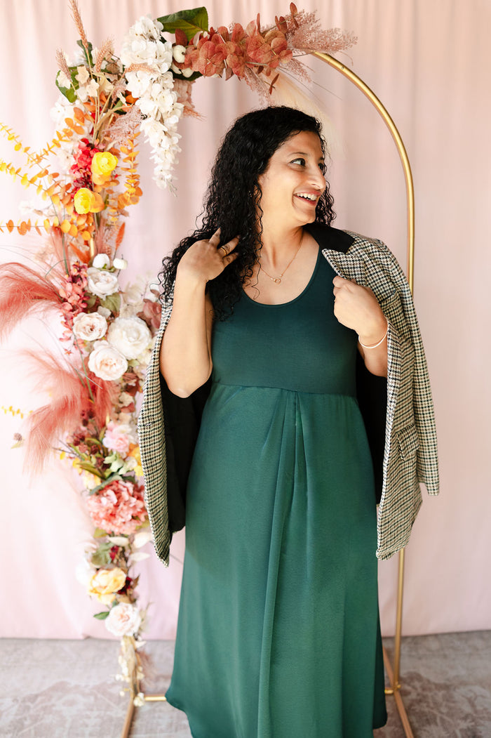Hunter Green Maxi Dress