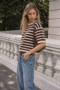 Ultra Soft Touch Striped Sweater