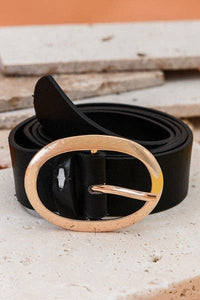 Oval Buckle Belt