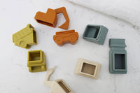 Construction Silicone Bath Toy Set 