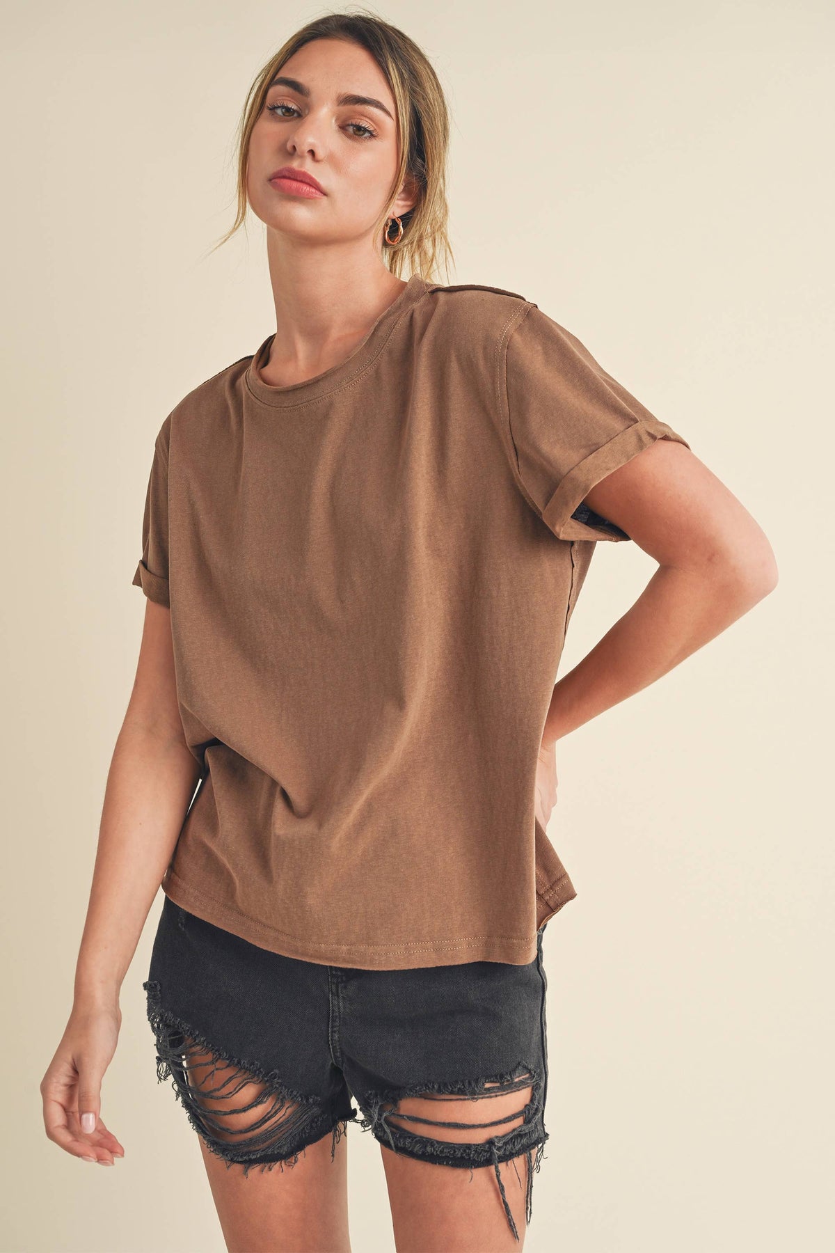 Soft Brown Tee