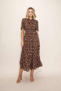 Ditsy Floral Midi Dress