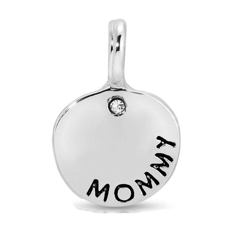 Silver Mommy Charm