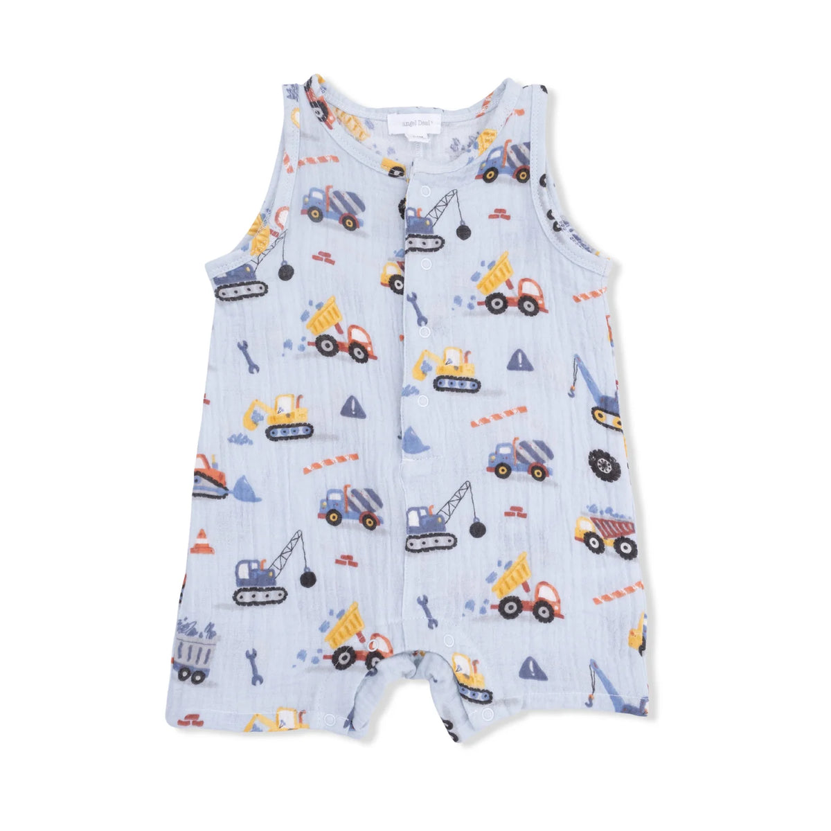 Construction Sleeveless Romper