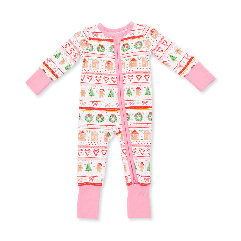 Gingerbread Fair Isle Pink  PJs