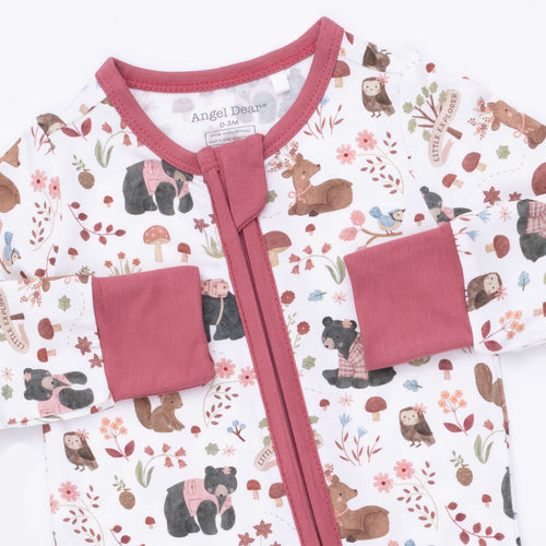 Pink Woodland Animals PJs