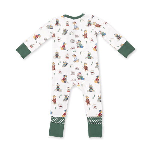 Winter Sports Dogs - Green PJs