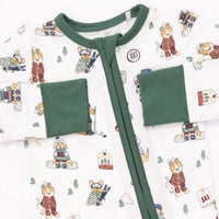 Winter Sports Dogs - Green PJs
