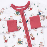Winter Sports Dogs - Pink PJs