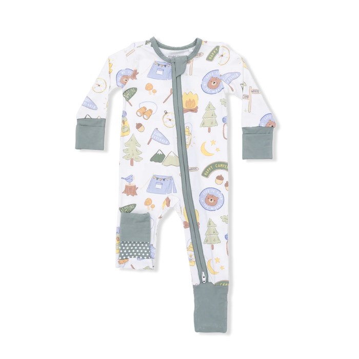 Blue Camping Convertible Romper