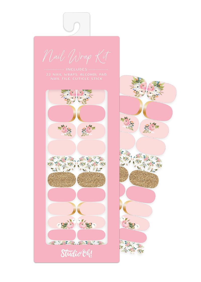 Bella Flora Nail Wrap Kit