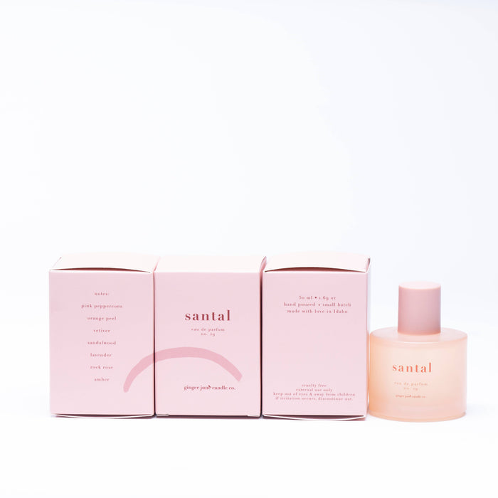 Organic eau de parfum