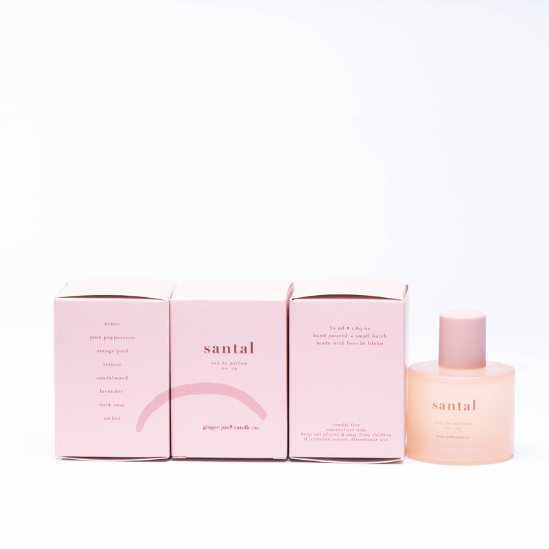 Organic eau de parfum