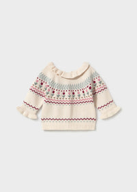 Flower Pattern Sweater