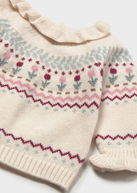 Flower Pattern Sweater