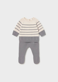 Striped Knit 2-Piece Set