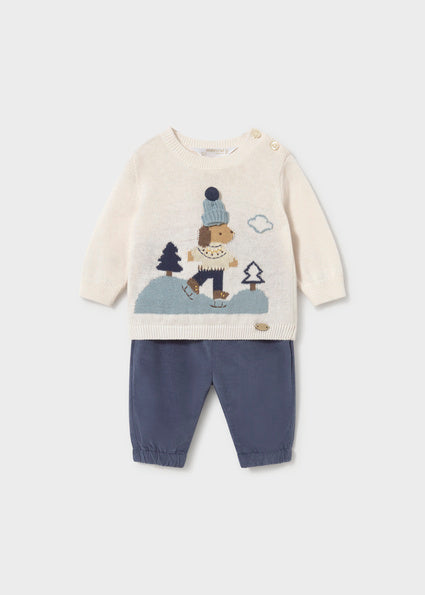 Ski Pup Sweater Set