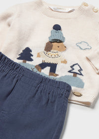 Ski Pup Sweater Set