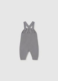 Gray 3-Piece Dungaree Set