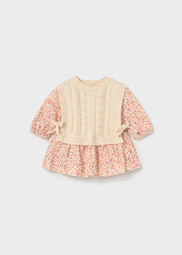 Floral Corduroy Dress
