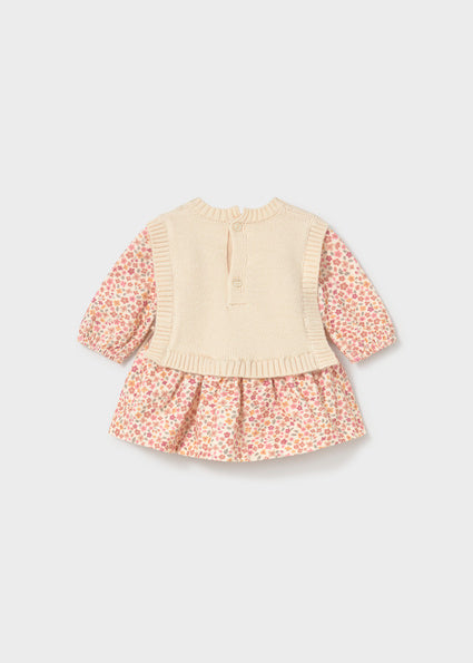 Floral Corduroy Dress