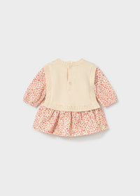 Floral Corduroy Dress