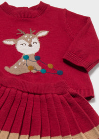 Reindeer Sweater & Skirt Set