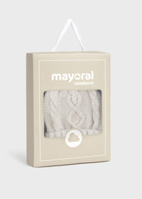 Ivory Baby Hat & Mittens Set